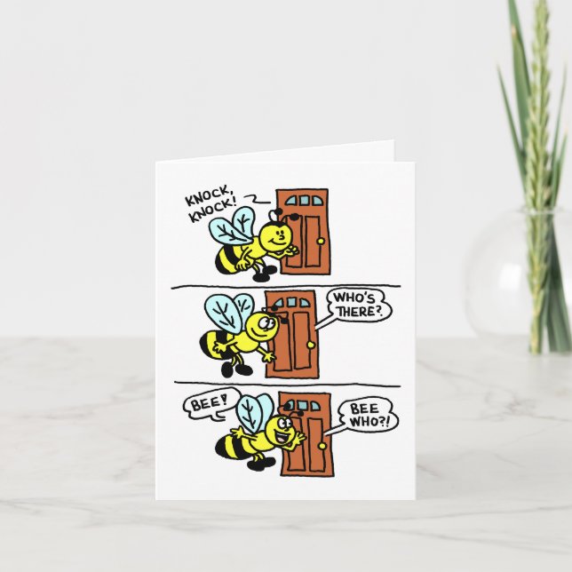 Knock Be Mine Valentine Greeting Card Helgkort (Framsida)