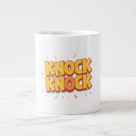 Knock knock jumbo mugg