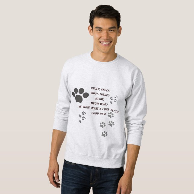 Knock knock lång ärmad tröja (Hel framsida)