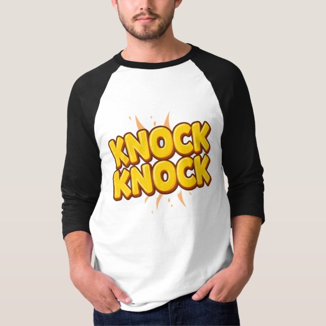 Knock knock t shirt (Framsida)