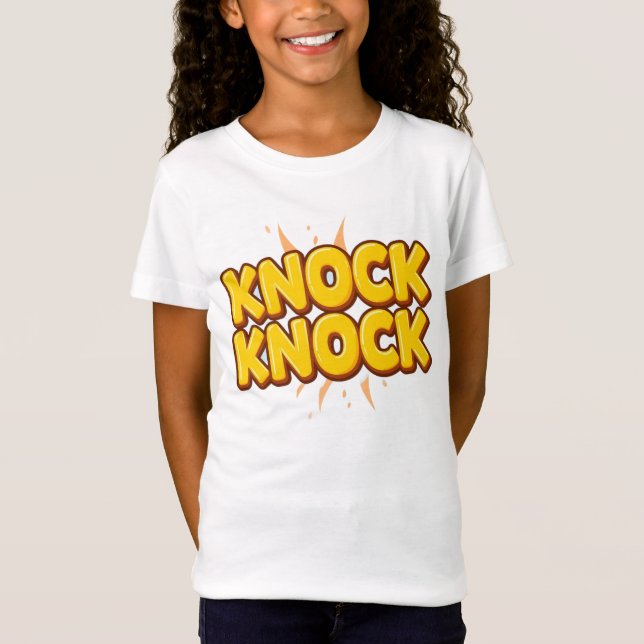 Knock knock t shirt (Framsida)