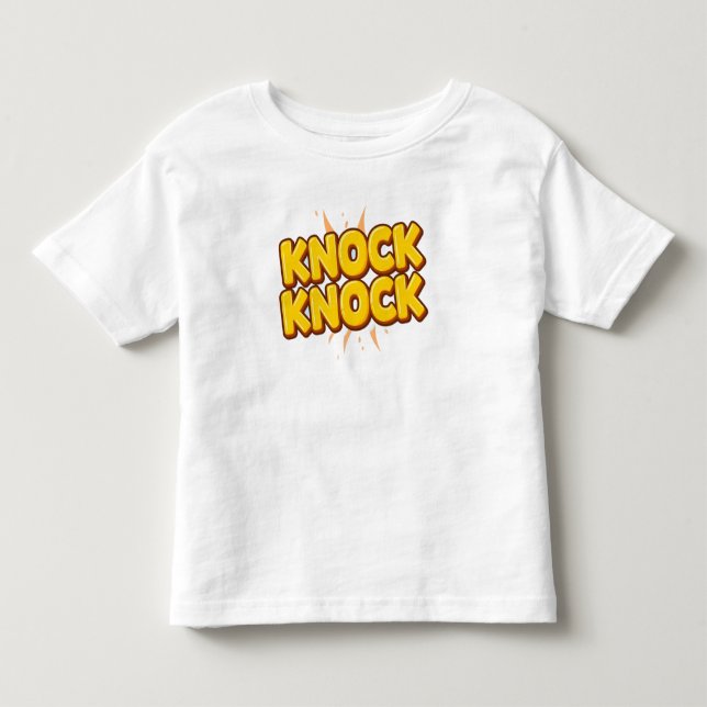 Knock knock t shirt (Framsida)