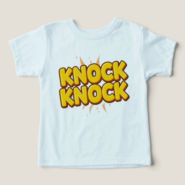 Knock knock t shirt (Design Framsida)