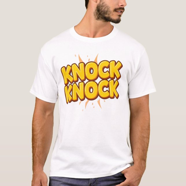 Knock knock t shirt (Framsida)