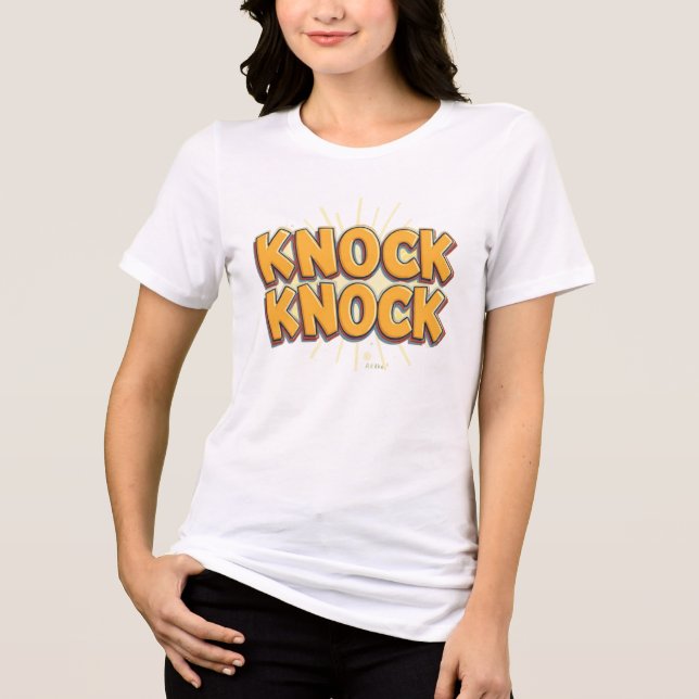 Knock knock t shirt (Framsida)