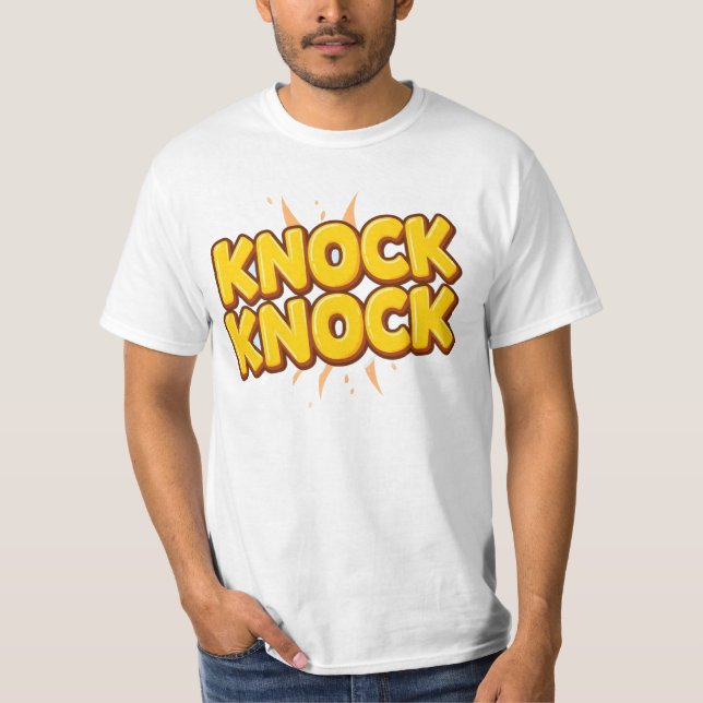 Knock knock t shirt (Framsida)