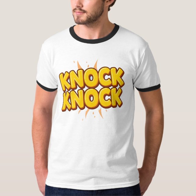 Knock knock t shirt (Framsida)