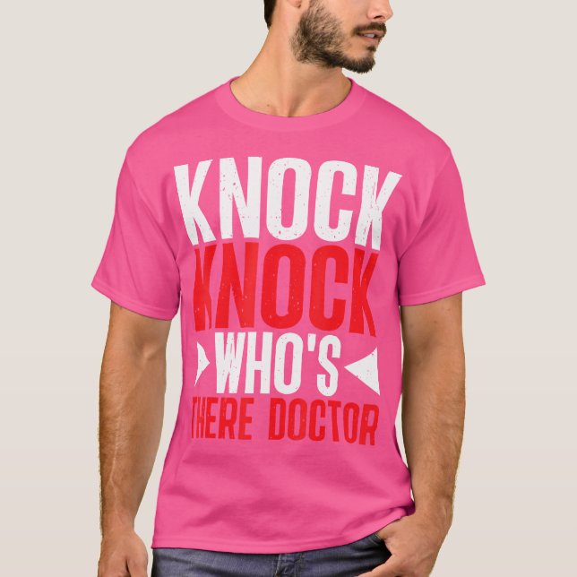 Knock, vem är där Doktor? T Shirt (Framsida)