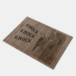 Knock Woodland Woodpecker Bird Rustic Natature