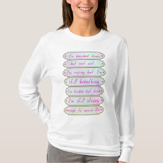 Knockat men inte ge övre t-shirt
