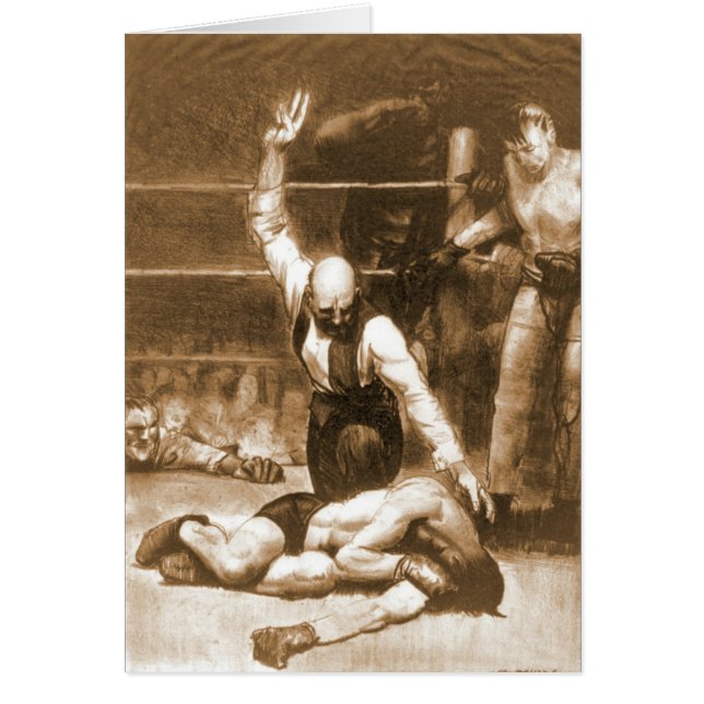 Knockout 1921 hälsningskort (Framsidan)