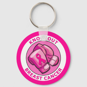 KNOCKOUT BREAST CANCER NYCKELRING