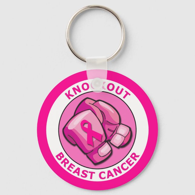 KNOCKOUT BREAST CANCER NYCKELRING (Framsida)