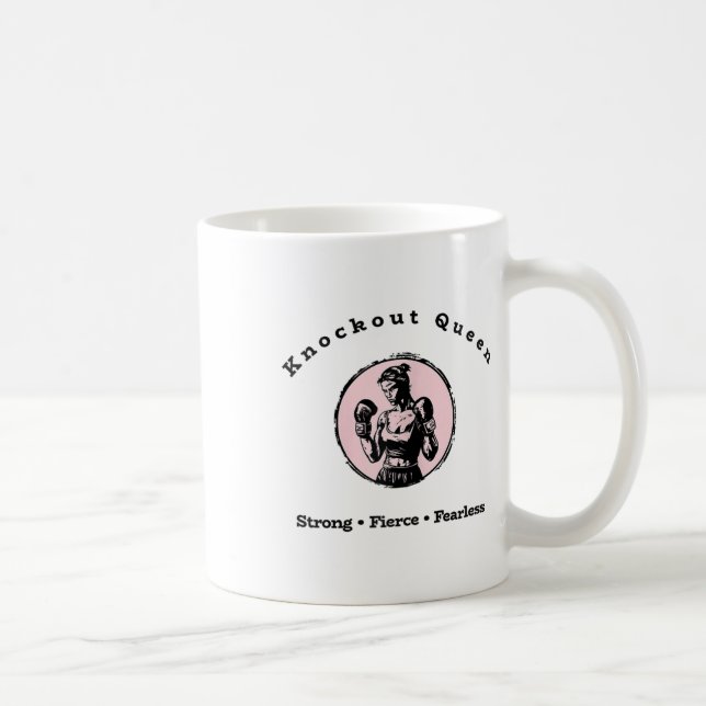 Knockout-drottning  kaffemugg (Höger)