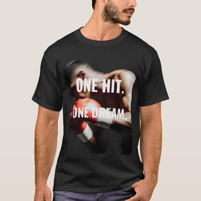 Knockout Moment Boxnings T-shirt (Framsida)