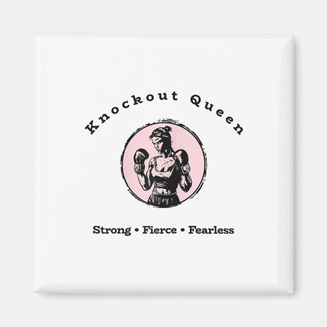 Knockout Queen Magnet (Framsidan)