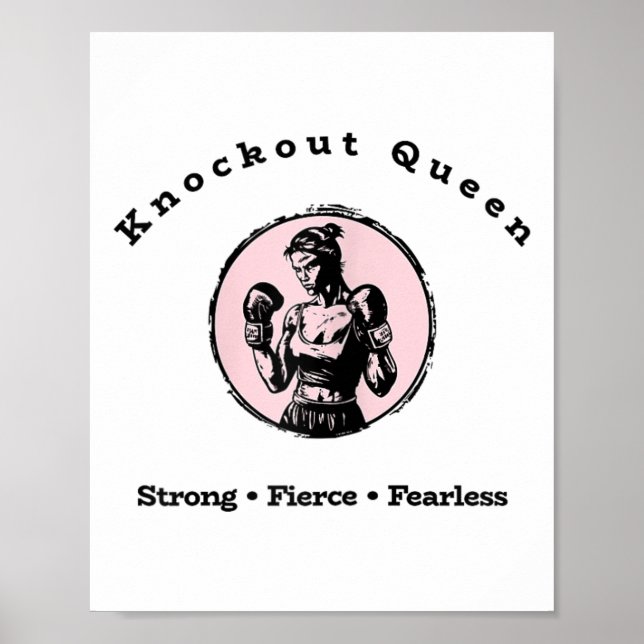 Knockout Queen Poster (Framsidan)