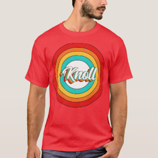 Knoll cirkel för Vintage i Namn-shierarki T Shirt