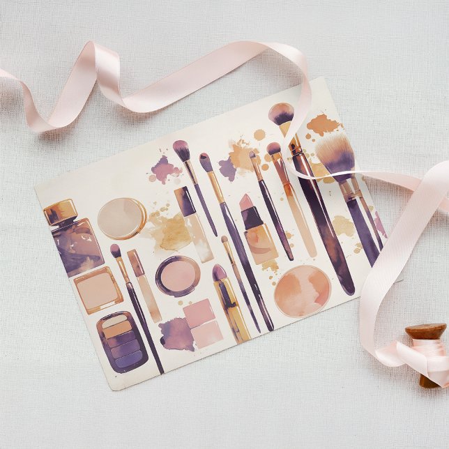 Knolling Makeup Vykort (Skapare uppladdad)