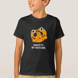 Knop by ature Funny Pretzel Pun Mörk BG T Shirt