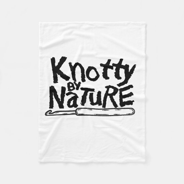 Knop by Nature Crochet Blanket Fleecefilt (Framsidan)
