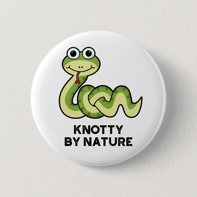 Knop by Nature Funny Snake Pun Knapp (Framsida)