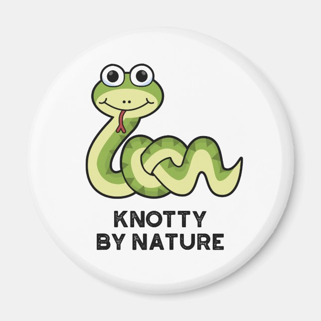 Knop by Nature Funny Snake Pun Magnet (Framsidan)