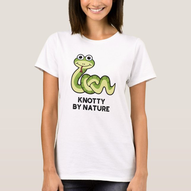Knop by Nature Funny Snake Pun T Shirt (Framsida)
