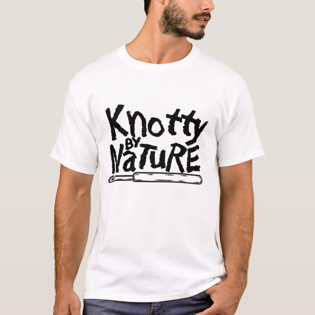 Knop efter natur - Naughty by Nature Crochet T Shirt (Framsida)