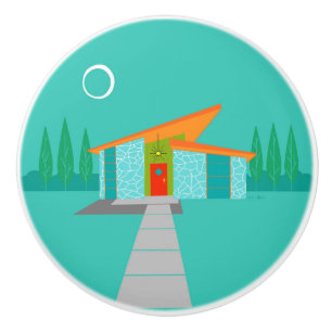 Knopp för hus för utrymmeåldertecknad keramisk