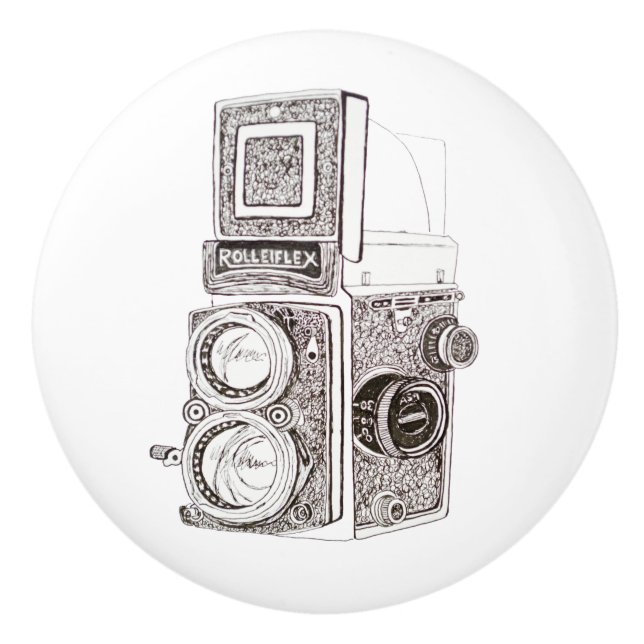 Knopp för vintagekameraenhet (Framsidan)