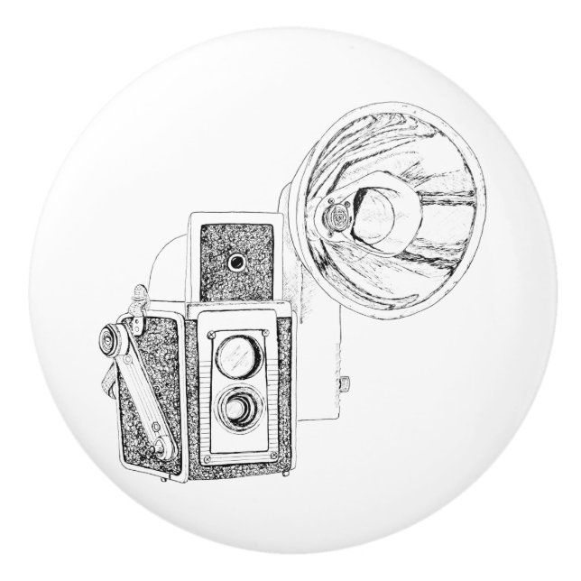 Knopp för vintagekameraenhet (Framsidan)