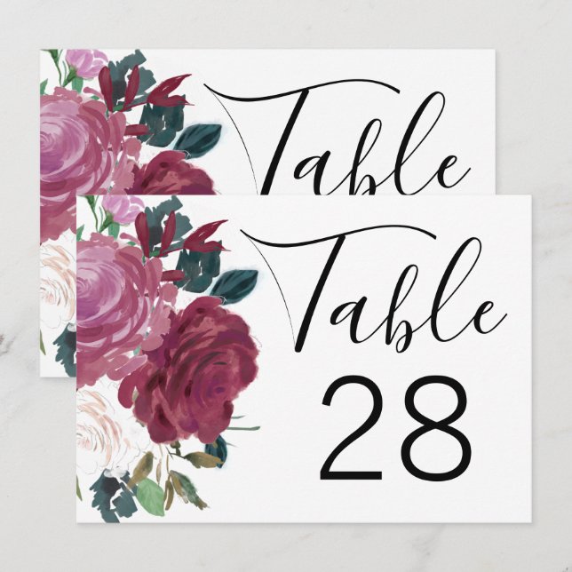 Knoppande Kärlek Inbjudningar (Fram/baksida)