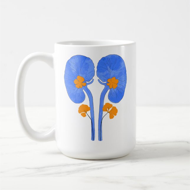 Knoppande njurar kaffemugg (Vänster)