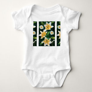 Knoppande Skönhet Baby Bodysuit – Friska Blommiga T Shirt