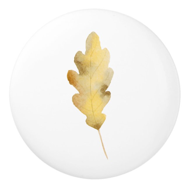 Knoppar för enhet för singelOaklöv (Framsidan)