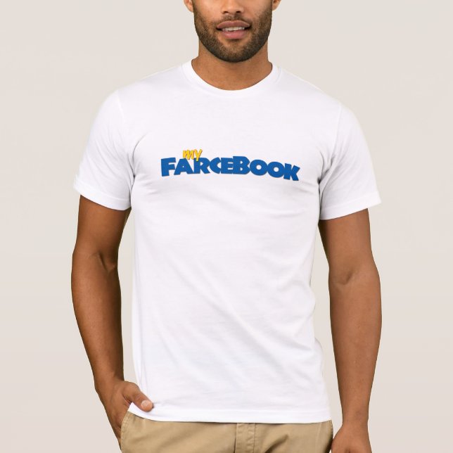 KnoppcleavagemyFarcebook.com rörmokare T-shirt (Framsida)