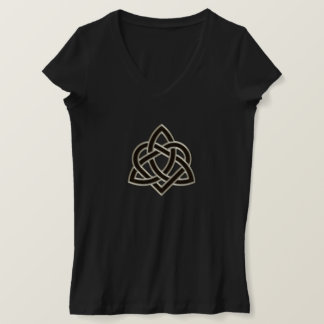 Knör för keltisk TRINity Heart T=Shirt Tee Shirt