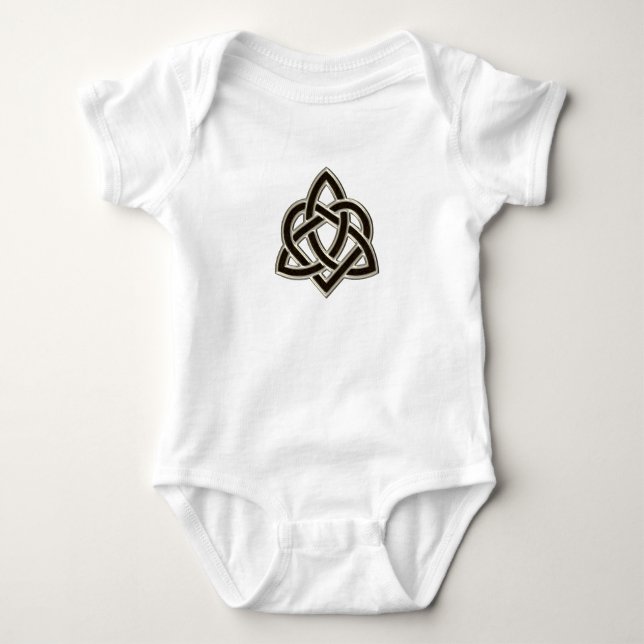 Knör för keltisk TRINity Heart T=Shirt Tee Shirt (Framsida)