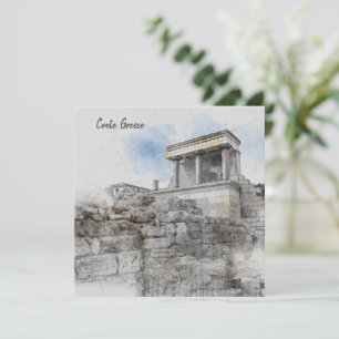 Knossos Palats Julkort – Forntida Kreta Resa