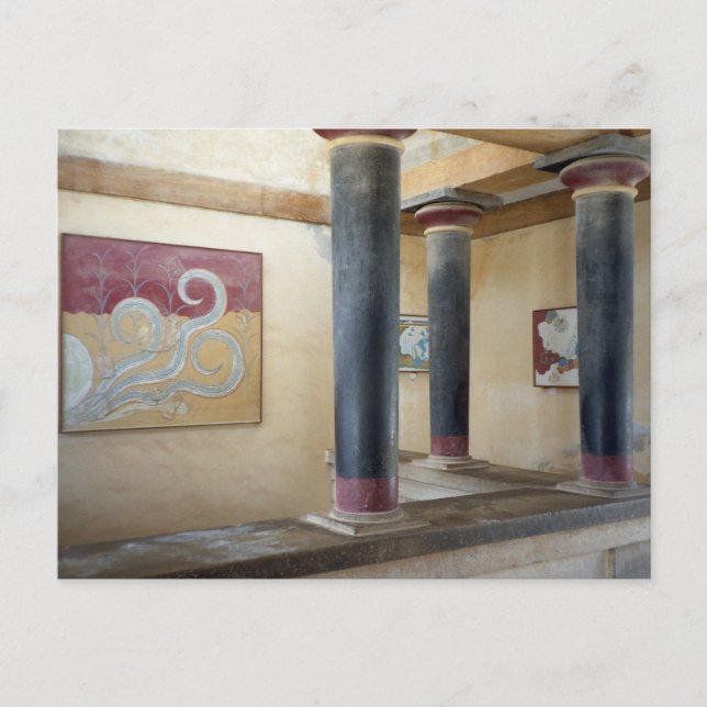 Knossos Temple-vykort Vykort (Framsida)