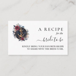 Knot Boat Frakt Navy Blue Nautical Möhippa Tilläggskort