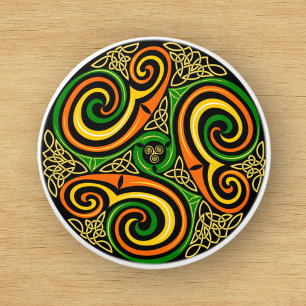 Knot Swirl Door Knob Kabinett - dragskåp Knopp