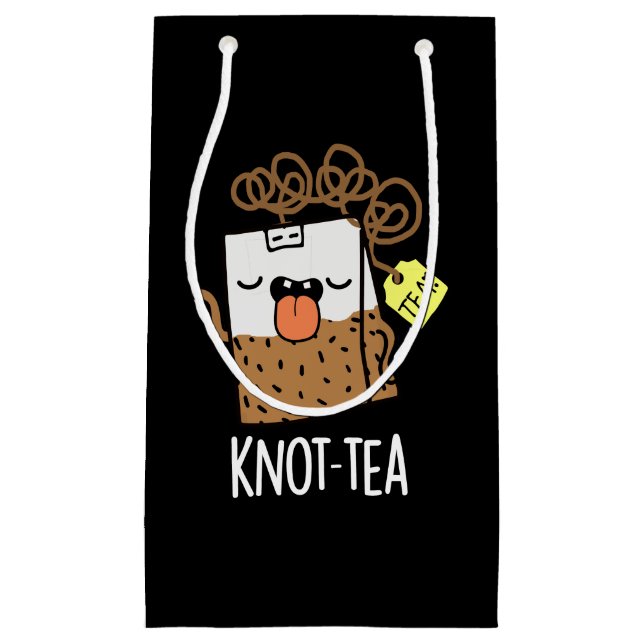 Knot-tea Funny Tea Pun Dark BG (Framsidan)