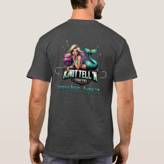 Knot Tell'n Charters Logotyp Svart T-shirt