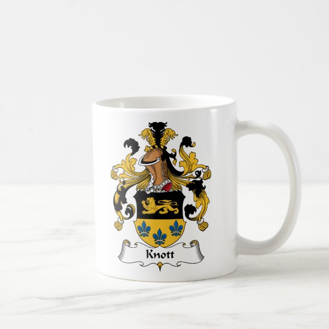 Knott familjvapensköld kaffemugg (Höger)