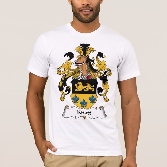 Knott familjvapensköld tee (Framsida)