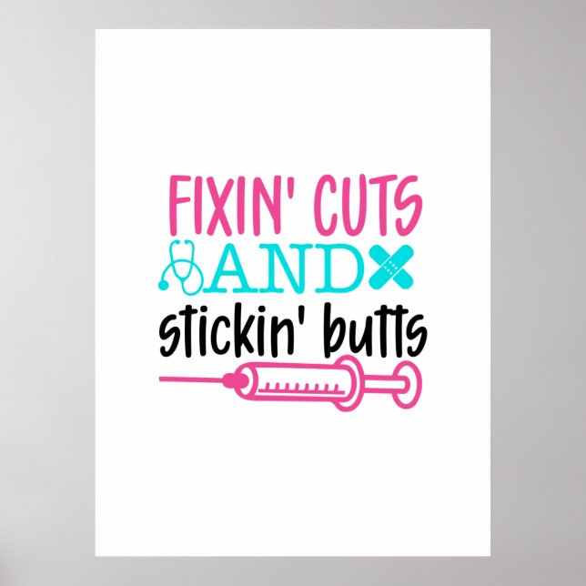Knötter för sjuksköterskor med fast storlek poster (Framsidan)