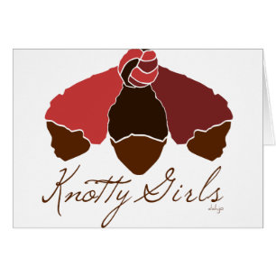 Knotty Girls Hälsningskort