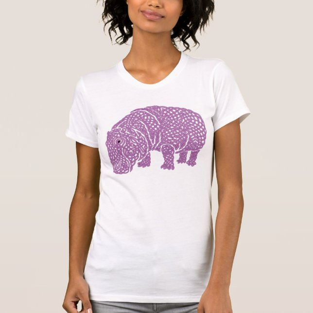 Knotty Hippo T-shirt (Framsida)